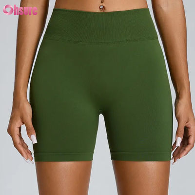 Leggings Corti da Donna per Fitness Senza Cuciture, Vita Alta, Sollevamento Fianchi, Pantaloncini Sportivi, Spandex Nylon, Asciugatura Rapida, Shorts da Yoga per Donna, Sexy