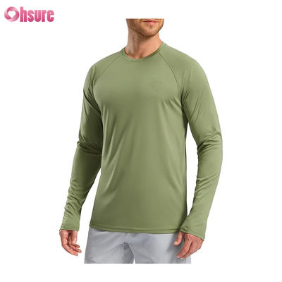 Tessuto personalizzato in nylon, spandex, poliestere e cotone. Magliette sportive da uomo personalizzate con stampa, comode e morbide, magliette oversize, tinta unita.