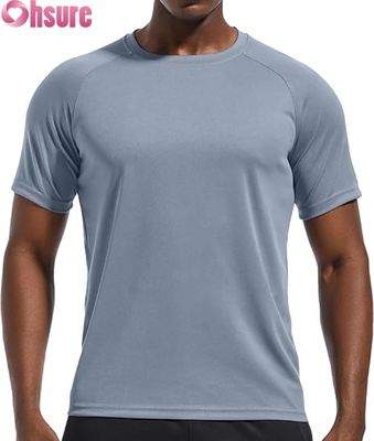 T-shirt sportivo maschile Quick Dry Gym Workout Fitness Top Activewear traspirante OEM ODM Manufacturer