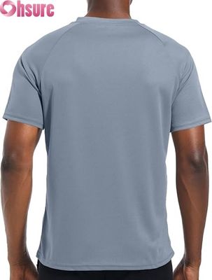 T-shirt sportivo maschile Quick Dry Gym Workout Fitness Top Activewear traspirante OEM ODM Manufacturer