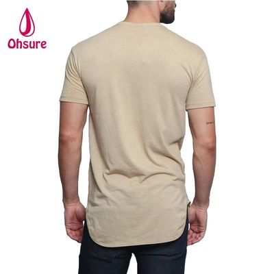 Stampa casuale Modello a maglia Supporto muscolare Esercizio abbigliamento per uomini Bambù tessuto BoxeT-shirt stampa