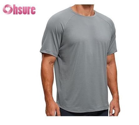 Stampa casuale Modello a maglia Supporto muscolare Esercizio abbigliamento per uomini Bambù tessuto BoxeT-shirt stampa