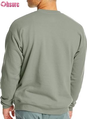 Maglietta da uomo con colletto di base. Pullover semplice in velluto. Logo personalizzato.