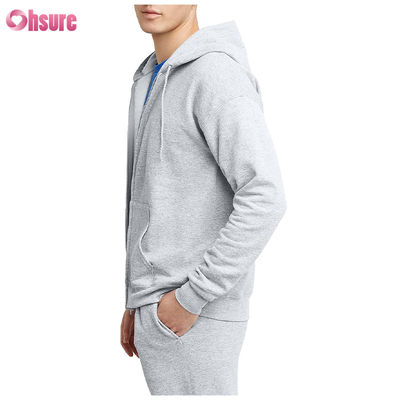 Felpa con cappuccio in tessuto amichevole, felpe con cappuccio in cotone di alta qualità, oversize, slim, tinta unita, da uomo
