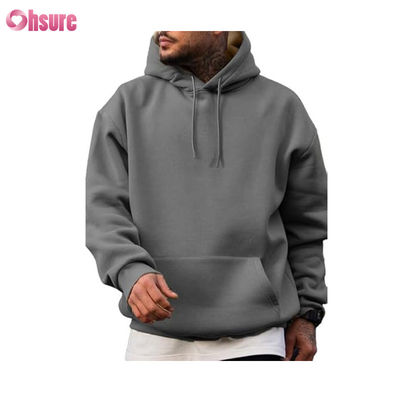 Felpa con cappuccio in tessuto amichevole, felpe con cappuccio in cotone di alta qualità, pullover oversize, felpe con cappuccio da uomo semplici e sottili