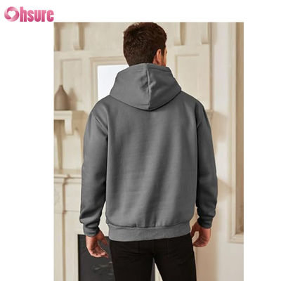Felpa con cappuccio in tessuto amichevole, felpe con cappuccio in cotone di alta qualità, pullover oversize, felpe con cappuccio da uomo semplici e sottili