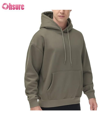 Felpa con cappuccio in tessuto amichevole, felpe con cappuccio in cotone di alta qualità, pullover oversize, felpe con cappuccio da uomo semplici e sottili