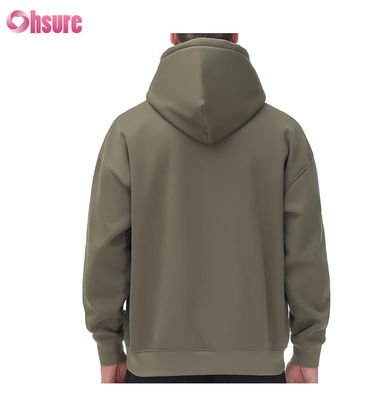 Felpa con cappuccio in tessuto amichevole, felpe con cappuccio in cotone di alta qualità, pullover oversize, felpe con cappuccio da uomo semplici e sottili