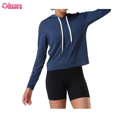 Felpa con cappuccio amichevole in cotone di alta qualità da donna, felpe casual, abbigliamento sportivo da palestra, tuta da donna tinta unita