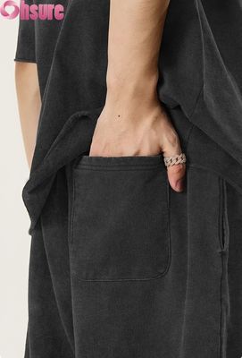 Pantaloncini da uomo in cotone e lino 2025 con elastico in vita, vestibilità ampia, traspiranti per viaggi estivi e abbigliamento casual quotidiano