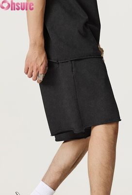 Pantaloncini da uomo in cotone e lino 2025 con elastico in vita, vestibilità ampia, traspiranti per viaggi estivi e abbigliamento casual quotidiano