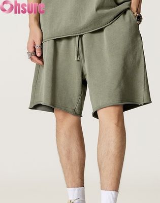 Pantaloncini da uomo in cotone e lino 2025 con elastico in vita, vestibilità ampia, traspiranti per viaggi estivi e abbigliamento casual quotidiano