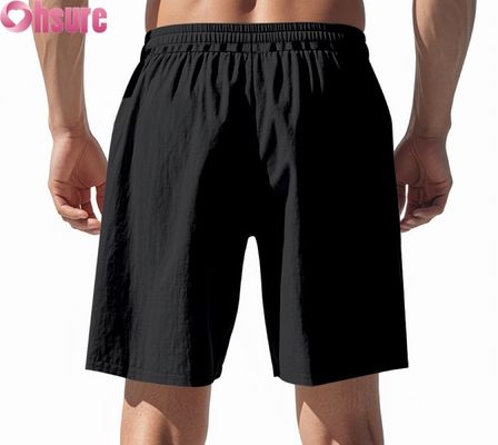 Pantaloni leggeri da uomo calzature casual estive traspiranti sportive da spiaggia Loose Fit Medi lunghezza elastica vita comoda