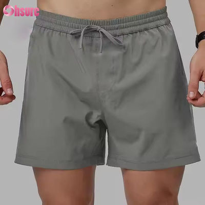Custom High Quality Nylon Spandex Split Hem Doppio strato 5 in Sport 2 in 1 Pantaloni da ginnastica da corsa per uomini