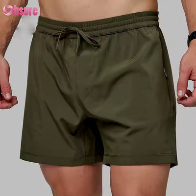 Custom High Quality Nylon Spandex Split Hem Doppio strato 5 in Sport 2 in 1 Pantaloni da ginnastica da corsa per uomini
