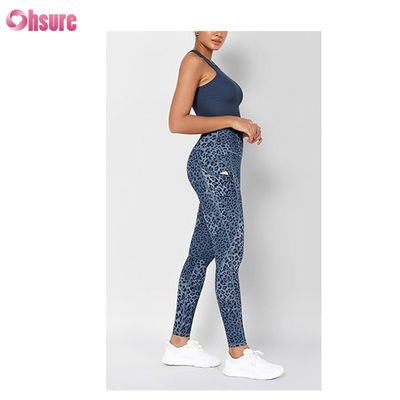 LA GENTELLA DELLA GYM Pantaloni di yoga a vita alta e spessa con tasche, allenamento per controllare la pancia Corrente Leggings yoga per donne