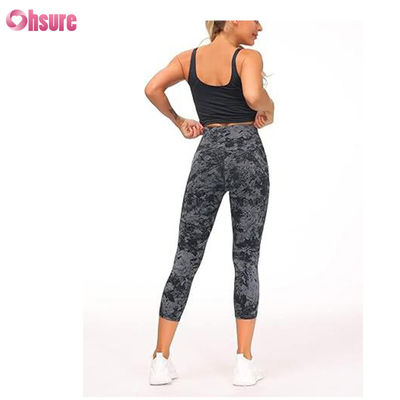 Pantaloni da yoga per donne Taia alta con tasca Controllo della pancia Leggings da ginnastica
