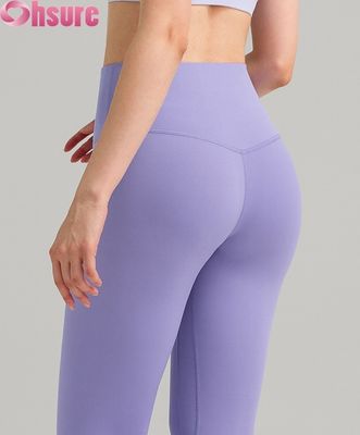 2025 Gym Womens High-Waist Yoga Leggings Controllo della pancia 4-Way Stretch Breathable Fitness Clothing Comodo Vita elastica