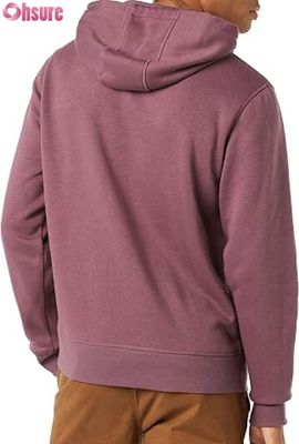Pullover da uomo a manica lunga di colore solido con cappotto sportivo a corde di tiro