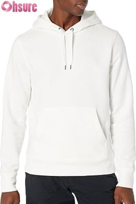 Pullover da uomo a manica lunga di colore solido con cappotto sportivo a corde di tiro