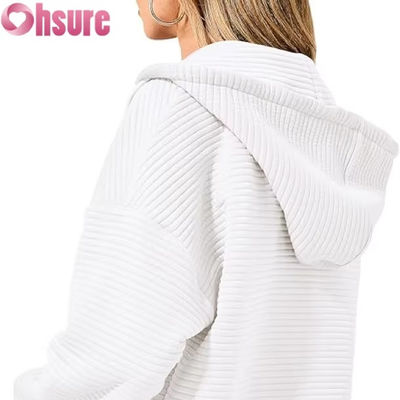 Felpa con cappuccio oversize da donna con motivo personalizzato, stampa ricamata 3D con lettere, maglia, felpa, maniche raglan casual, con cappuccio
