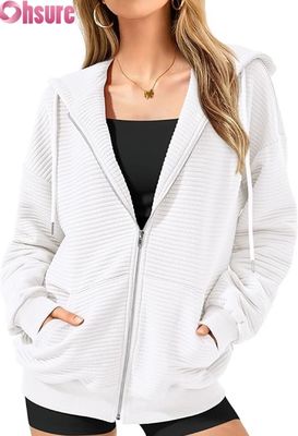 Felpa con cappuccio oversize da donna con motivo personalizzato, stampa ricamata 3D con lettere, maglia, felpa, maniche raglan casual, con cappuccio