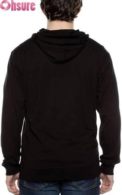 Felpa sportiva da uomo personalizzata, invernale, calda, con cappuccio, cerniera e design stampato