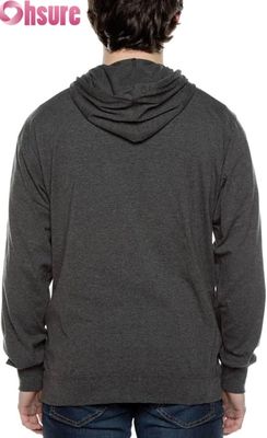 Felpa sportiva da uomo personalizzata, invernale, calda, con cappuccio, cerniera e design stampato