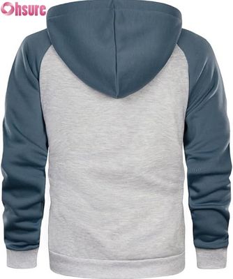 Nuova moda pesante 80% cotone 20% poliestere 380 gsm calda felpa con cappuccio senza cordino personalizzata di buona qualità tinta unita per l'inverno