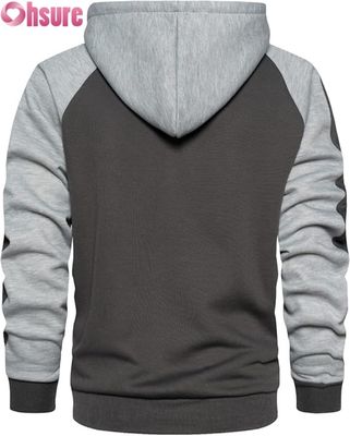 Nuova moda pesante 80% cotone 20% poliestere 380 gsm calda felpa con cappuccio senza cordino personalizzata di buona qualità tinta unita per l'inverno