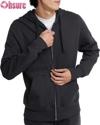 Logo personalizzato di alta qualità Camicetta da uomo Pantalone da sudore Trailsuit Set Grigio Modello solido Tasche di cotone Stile semplice