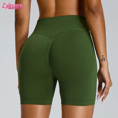 Leggings Corti da Donna per Fitness Senza Cuciture, Vita Alta, Sollevamento Fianchi, Pantaloncini Sportivi, Spandex Nylon, Asciugatura Rapida, Shorts da Yoga per Donna, Sexy