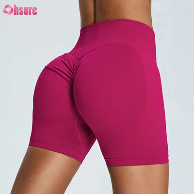 Leggings Corti da Donna per Fitness Senza Cuciture, Vita Alta, Sollevamento Fianchi, Pantaloncini Sportivi, Spandex Nylon, Asciugatura Rapida, Shorts da Yoga per Donna, Sexy