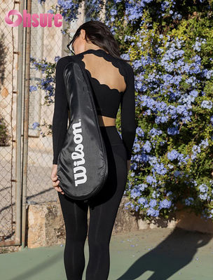 Leggings da yoga da allenamento da donna da alto livello Set entrambi i taschi laterali solidi personalizzare Gsm umidità Wicking sexy OEM Yoga Wear