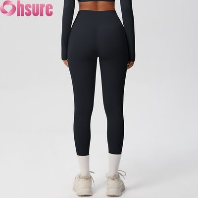 Calze da ginnastica con cintura alta, calze da ginnastica con sedere, calze da ginnastica con cintura elastica, calze da ginnastica con cintura elastica, calze da yoga per il ciclismo all'aperto, calze da ginnastica a prova di squat, calze da ginnastica nude