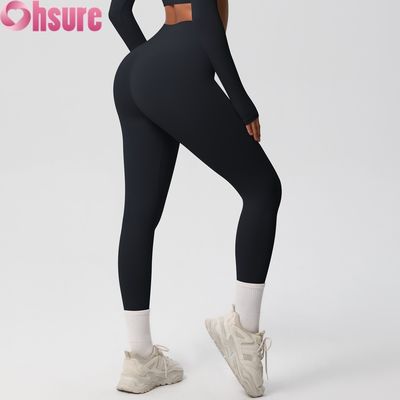 Calze da ginnastica con cintura alta, calze da ginnastica con sedere, calze da ginnastica con cintura elastica, calze da ginnastica con cintura elastica, calze da yoga per il ciclismo all'aperto, calze da ginnastica a prova di squat, calze da ginnastica nude