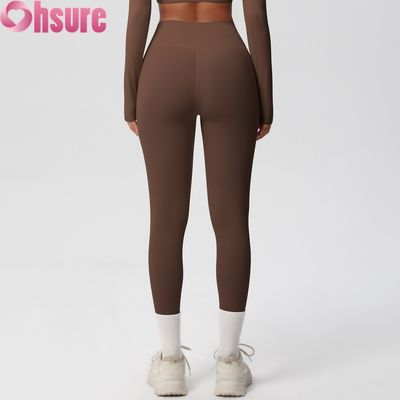 Calze da ginnastica con cintura alta, calze da ginnastica con sedere, calze da ginnastica con cintura elastica, calze da ginnastica con cintura elastica, calze da yoga per il ciclismo all'aperto, calze da ginnastica a prova di squat, calze da ginnastica nude