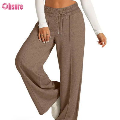 Pantaloni tuta larghi da donna Star Hot a gamba dritta, larghi, per palestra all'aperto, corsa, tuta casual