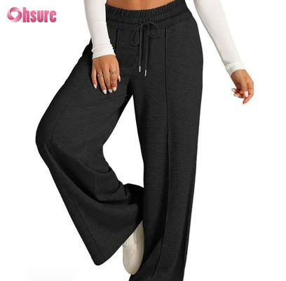 Pantaloni tuta larghi da donna Star Hot a gamba dritta, larghi, per palestra all'aperto, corsa, tuta casual