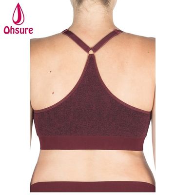 Donne Abbigliamento di maternità Yoga Indossare Crop Tops Gravidanza Allattamento al seno Regolabile Strap Nursing BH