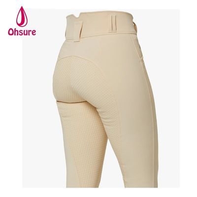 Pantaloni da equitazione Jodhpur personalizzati di alta qualità, con seduta in silicone antiscivolo, leggeri