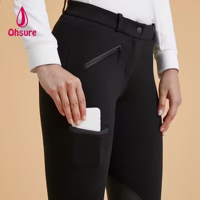 Pantaloni da equitazione con vita alta OEM, traspiranti, pantaloni da equitazione Jodhpur, pantaloni da equitazione antiscivolo, abbigliamento da equitazione