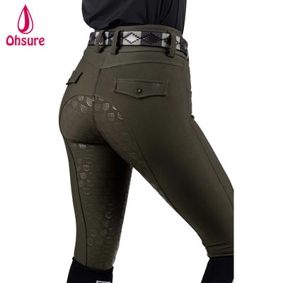 Pantaloni da equitazione personalizzati, pantaloni da equitazione, pantaloni a vita alta, pantaloni da equitazione antiscivolo in silicone, abbigliamento da equitazione