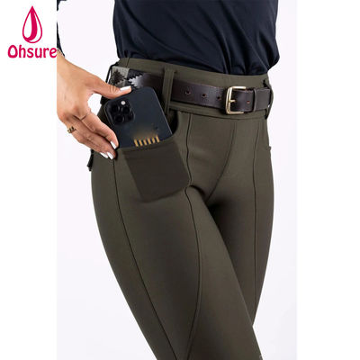 Pantaloni da equitazione personalizzati, pantaloni da equitazione, pantaloni a vita alta, pantaloni da equitazione antiscivolo in silicone, abbigliamento da equitazione