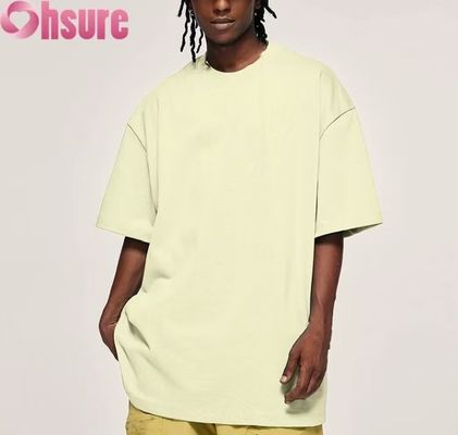 T-shirt in cotone al 100%, colletto traspirante con manica corta, logo personalizzato OEM all'ingrosso