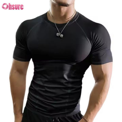 Magliette da uomo estive casual con stampa sportiva, a maniche corte, da corsa, magliette personalizzate da uomo