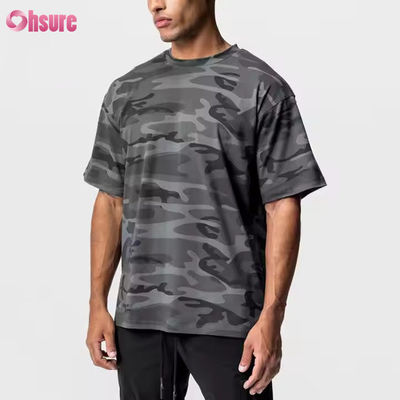 Logo personalizzato Nuovo design allenamento sport indossare t-shirt uomini 100% cotone peso pesante box fit running oversize fitness maglietta da ginnastica