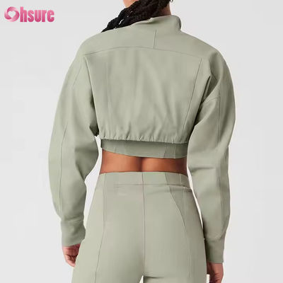 Giacca da moto da donna con cerniera in stile outdoor Motocross Crop