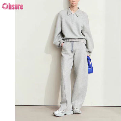 Customized 500 GSM 100% cotone Baggy Fleece Hoodie oversized jogger set Unisex 2-piece abito da ginnastica invernale abito da ginnastica di alta qualità