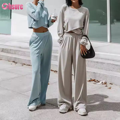 Set di felpe con cappuccio da donna all'ingrosso Autunno e Inverno Nuovo set di felpe sportive e per il tempo libero alla moda Completo casual da donna